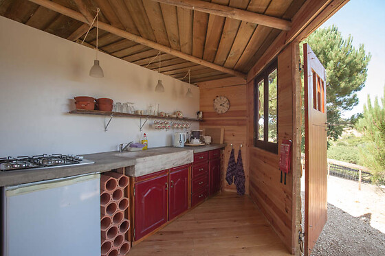 Uma noite em Yurt ou Lotus ou Rondável para 2 em Quinta Antes o Vento em Vimeiro (Leiria)