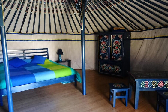 Uma noite em Yurt com pequeno-almoço para 3 em Nomad Planet em Fiães do Rio (Vila Real)
