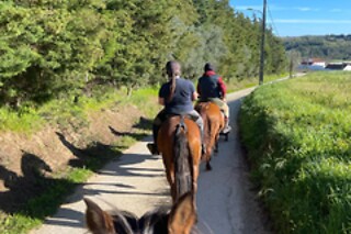 Passeio romântico a cavalo na praia da Samarra para 2 | Quinta do Banco - Sintra