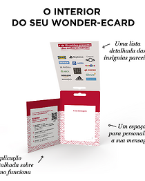 Cartão Presente Obrigado