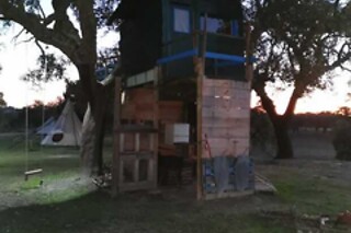 Duas noites em Casa na Árvore com pequeno-almoço para 2 em Direction South Glamping em Montargil (Portalegre)