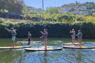 Passeio de stand up paddle pelo rio Paiva para 1 com a Supbuddypt em Souselo (Viseu)
