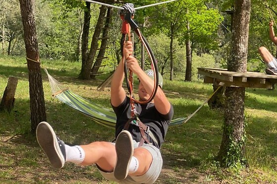 Entrada no Expertree Park: 8 Percursos de Arborismo para 2 em Penela (Coimbra)