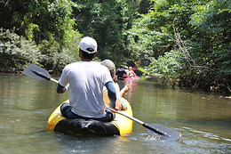 Canoë en terre d'allier