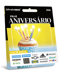 Cartão Presente Feliz Aniversário