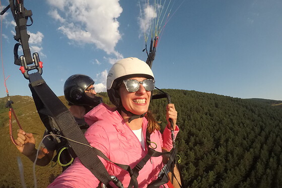 Batismo de voo de parapente em Montalegre | para 2 - 1h | Landfor Adventure Sports (Vila Real)