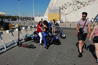 Lisboa genuína em scooter elétrica para 1 em Mob, by Mobi.eTours (Lisboa)