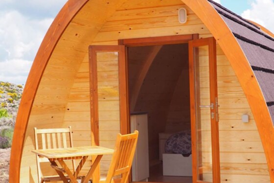Uma noite em Camping Pod para 2 em Quinta do Maral Espaço Naturista em Marvão (Portalegre)