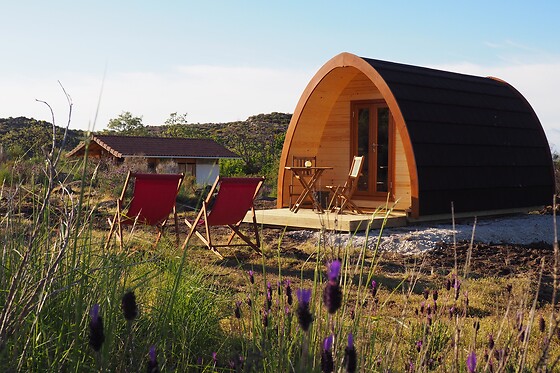 Uma noite em Camping Pod para 2 em Quinta do Maral Espaço Naturista em Marvão (Portalegre)