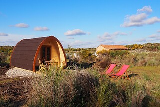Uma noite em Camping Pod para 2 em Quinta do Maral Espaço Naturista em Marvão (Portalegre)