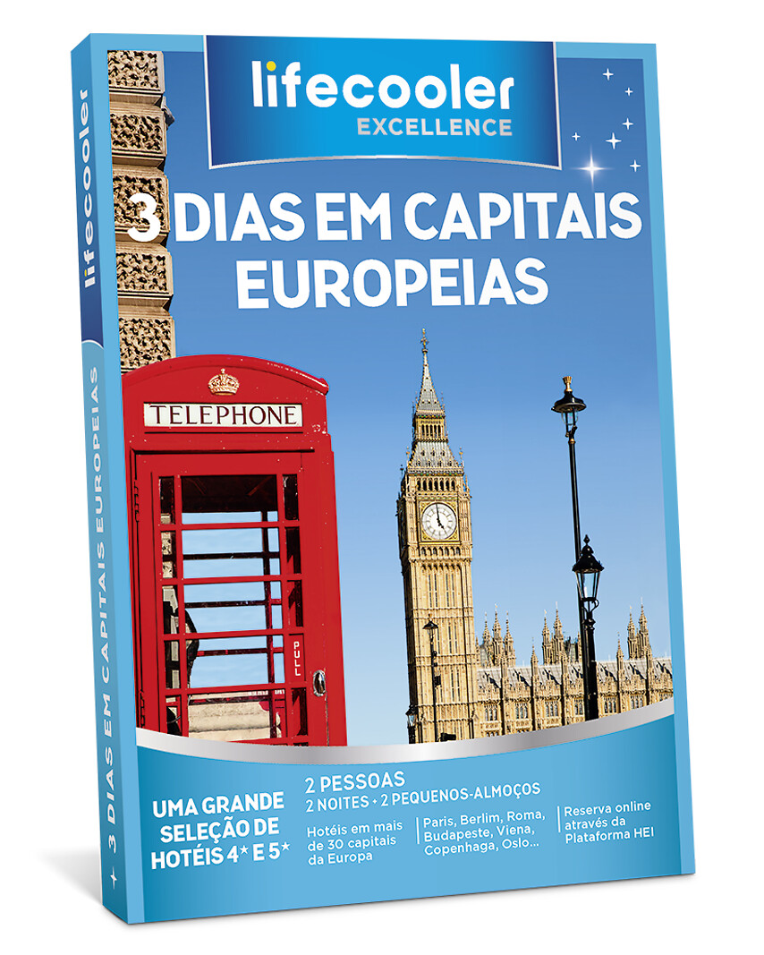 3 dias em capitais europeias