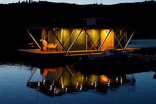 1 noite numa casa flutuante para 2 | Floating Álvaro - Oleiros (Castelo Branco)