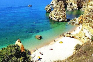 Passeio de caiaque da Praia da Marinha à Gruta de Benagil | 2 Adultos - 2h | RM Tours - Lagoa
